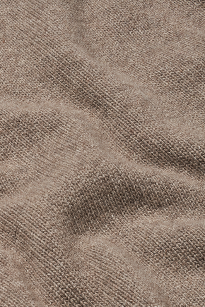 Basic Apparel Cady T-Neck Sweaters 715 Greige